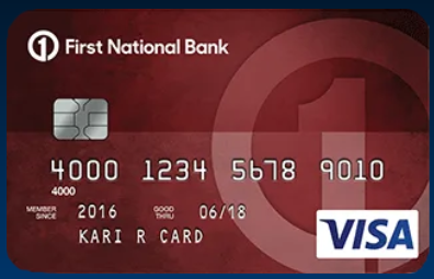 First National Bank Visa Card
