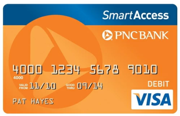 PNC Bank debit and credit card