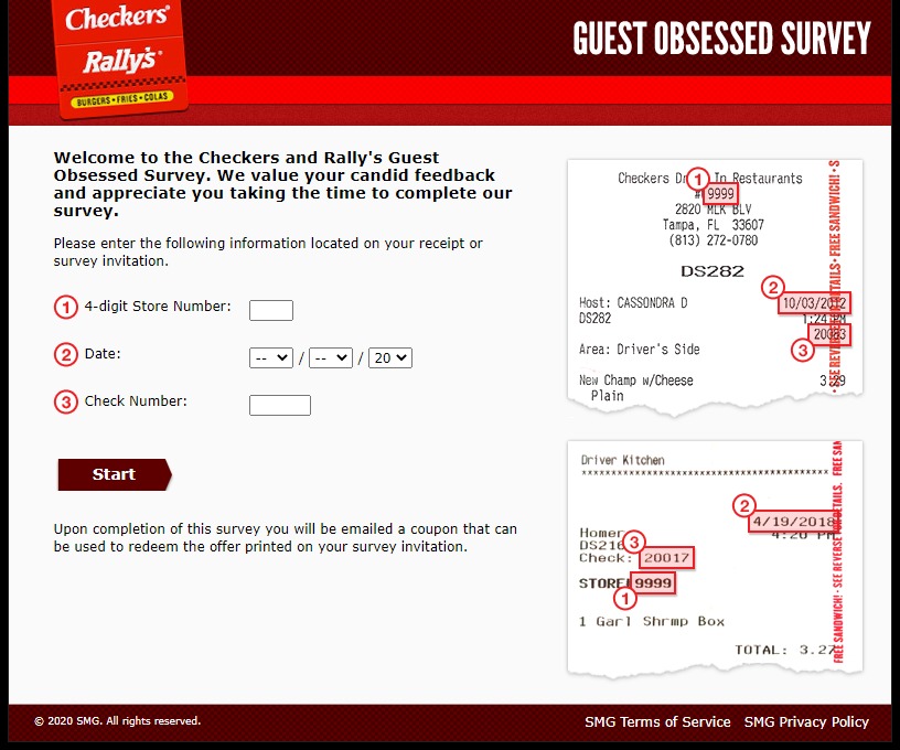 Checkers and Rally's Guest Obsessed Survey - Welcome